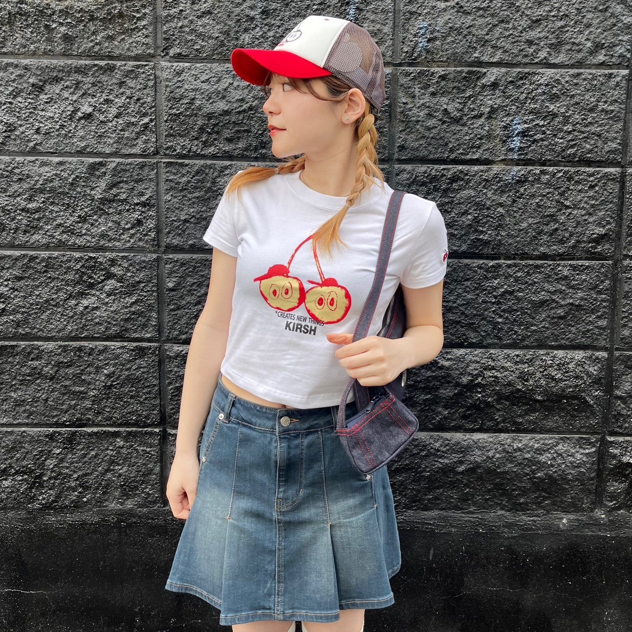 【日本限定】KIRSH X TOKYO チェリートラッカーボールキャップ【レッド】