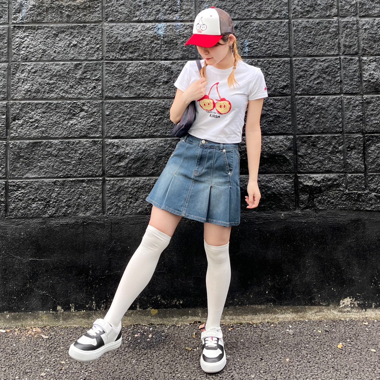 【日本限定】KIRSH X TOKYO チェリートラッカーボールキャップ【レッド】