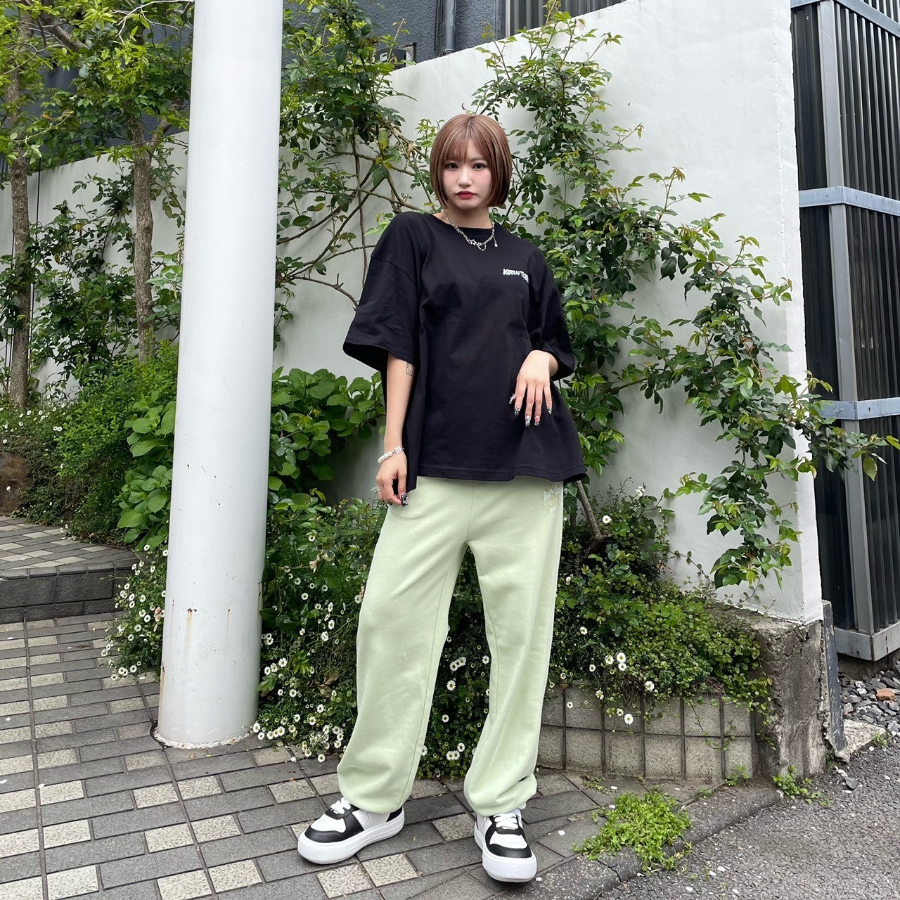 【日本限定】KIRSH X TOKYO ハンドロゴTシャツ【ブラック】