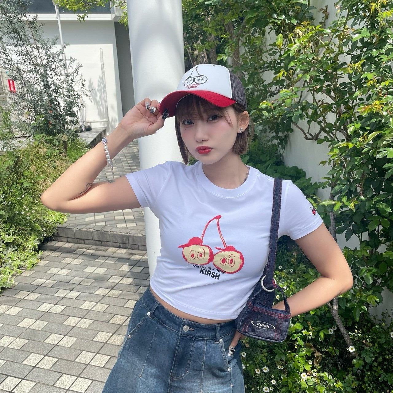 【日本限定】KIRSH X TOKYO チェリートラッカーボールキャップ【レッド】