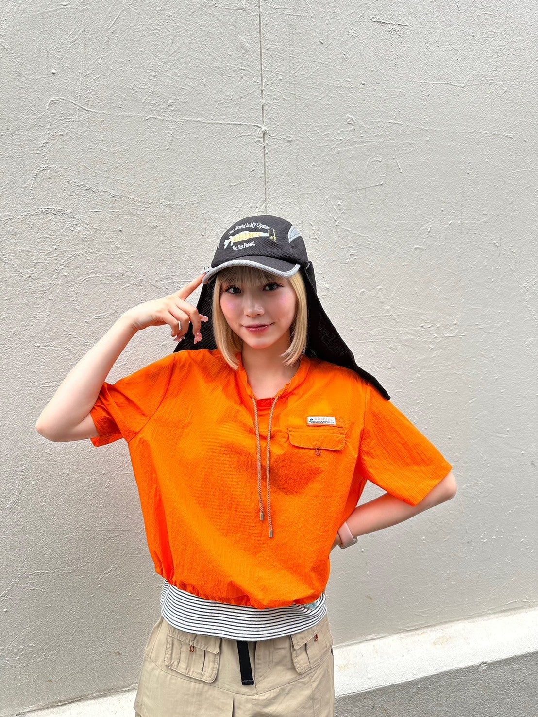 フィッシングメッシュボールキャップ【ブラック】