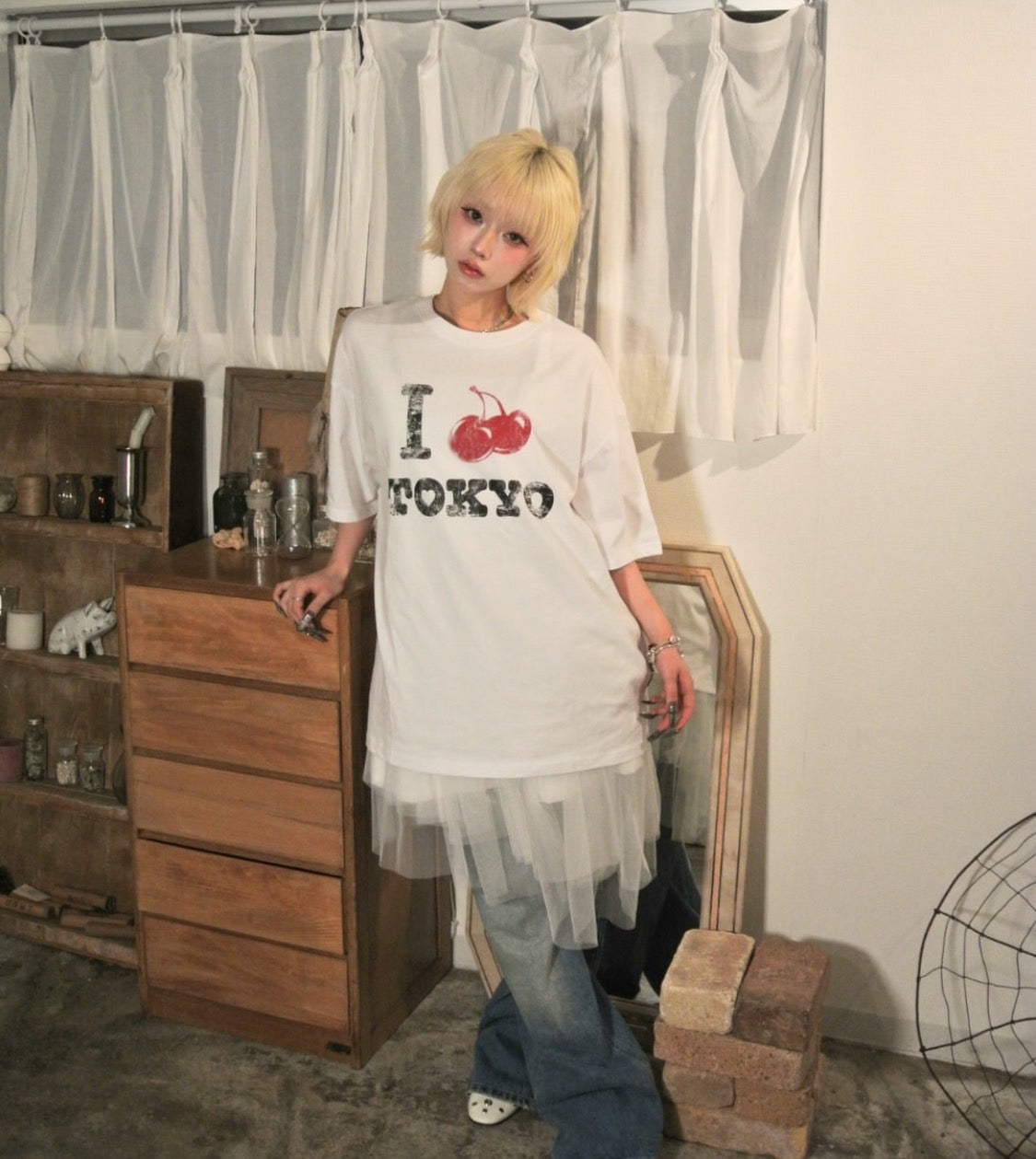 I LOVE TOKYO Tシャツ【ネイビー】