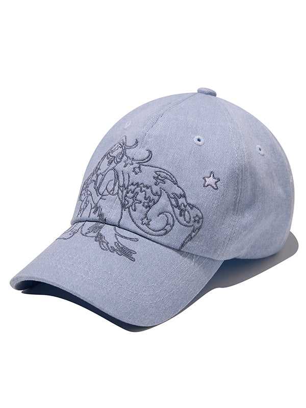 KIRSH X SUNONEBIRD エンブロイダリー ボールキャップ【スカイ】