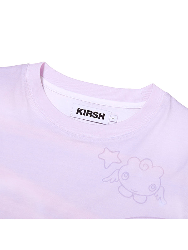 KIRSH X SUNONEBIRD フルプリントスタンダードフィット Tシャツ【ピンク】