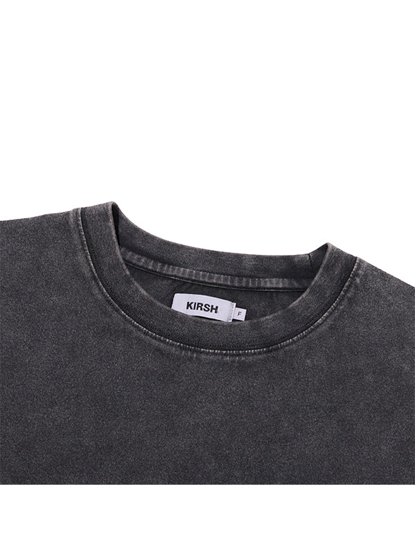 ワーディングルーズフィットピグメントTシャツ【スカイ】