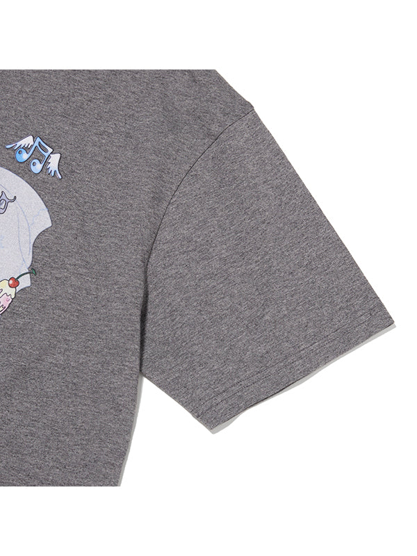 KIRSH X SUNONEBIRD メイングラフィックビックオーバーサイズ Tシャツ【ホワイト】