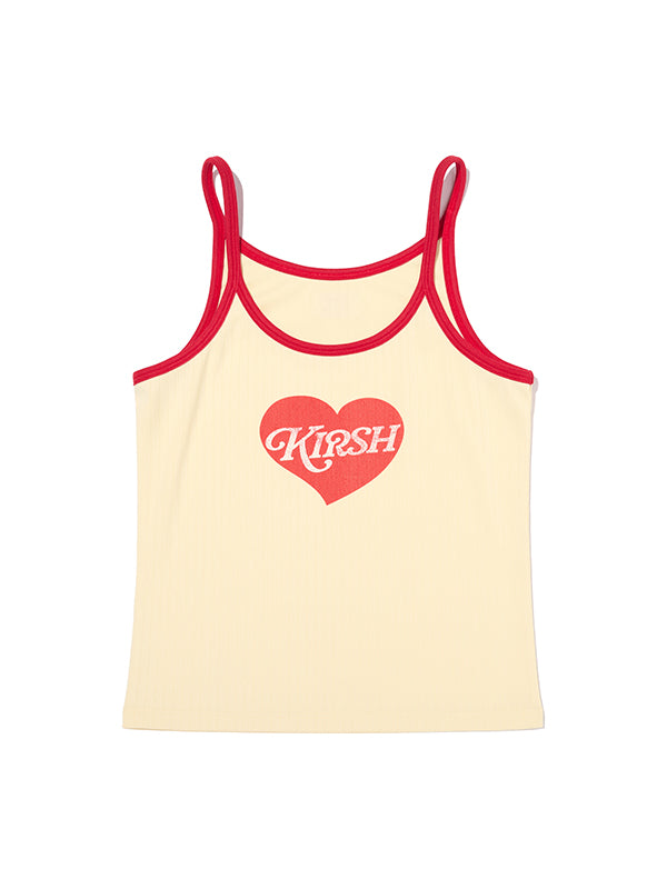 KIRSH メロウスリーブレスパジャマセット【イエロー】