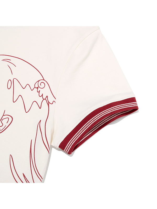 KIRSH X SUNONEBIRD リンガー Tシャツ【ライトイエロー】