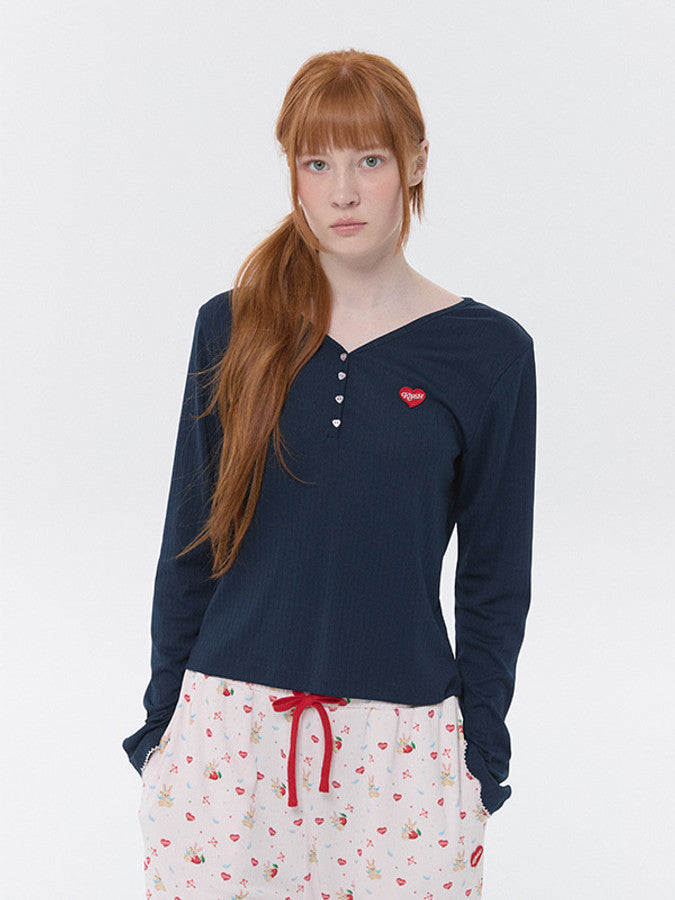 KIRSH メロウロングパジャマセット【ピンク】