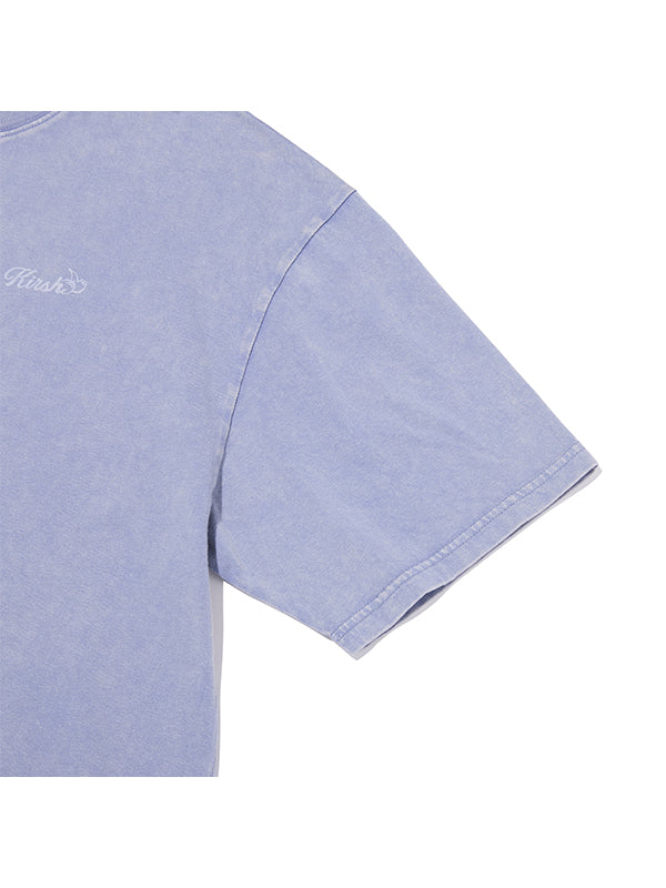 ワーディングルーズフィットピグメントTシャツ【スカイ】