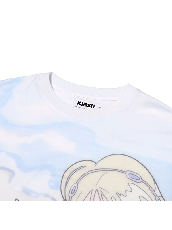 Tシャツ・カットソー [KIRSH X SUNONEBIRD2] FULL PRINT BIG OVERSIZED T-SHIRT KIRSH X SUNONEBIRD ビックオーバーサイズグラフィックTシャツ
