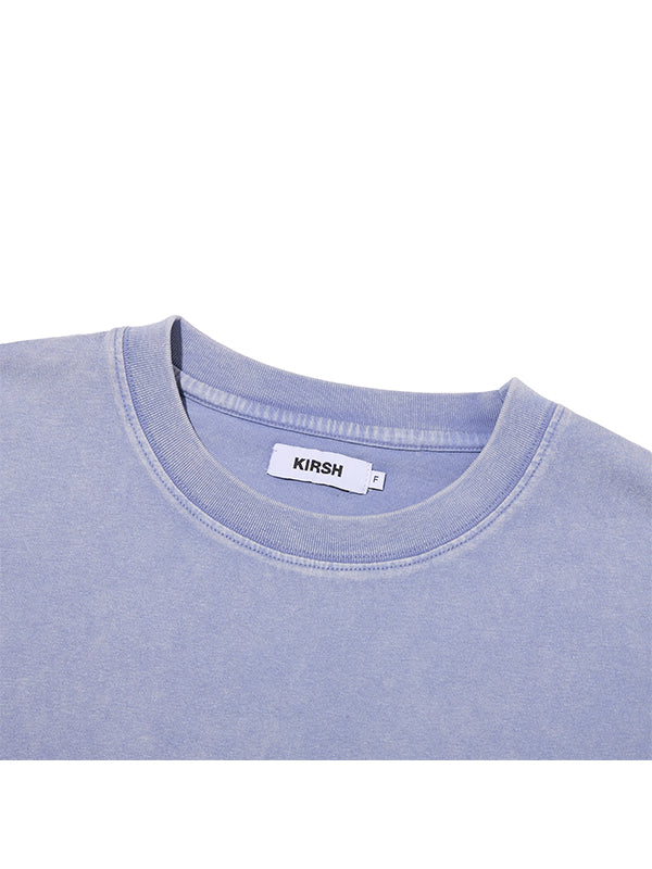 ワーディングルーズフィットピグメントTシャツ【スカイ】