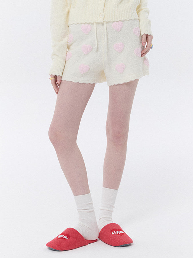 KIRSH メロウソフトタッチニットショーツ【イエロー】