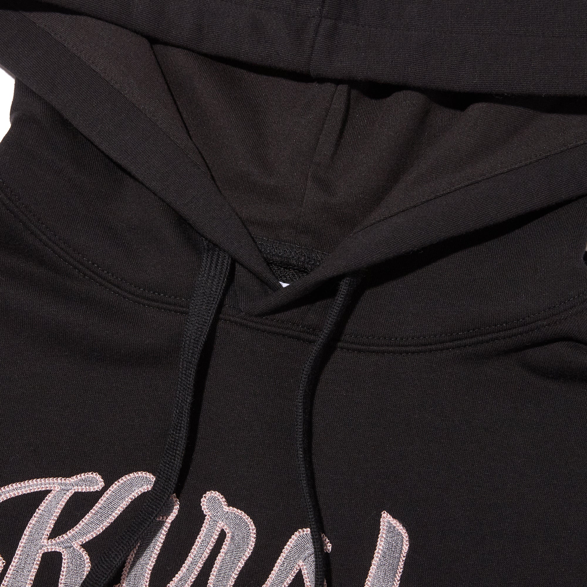 リボンアップリケルーズフィットフーディ【レッド】