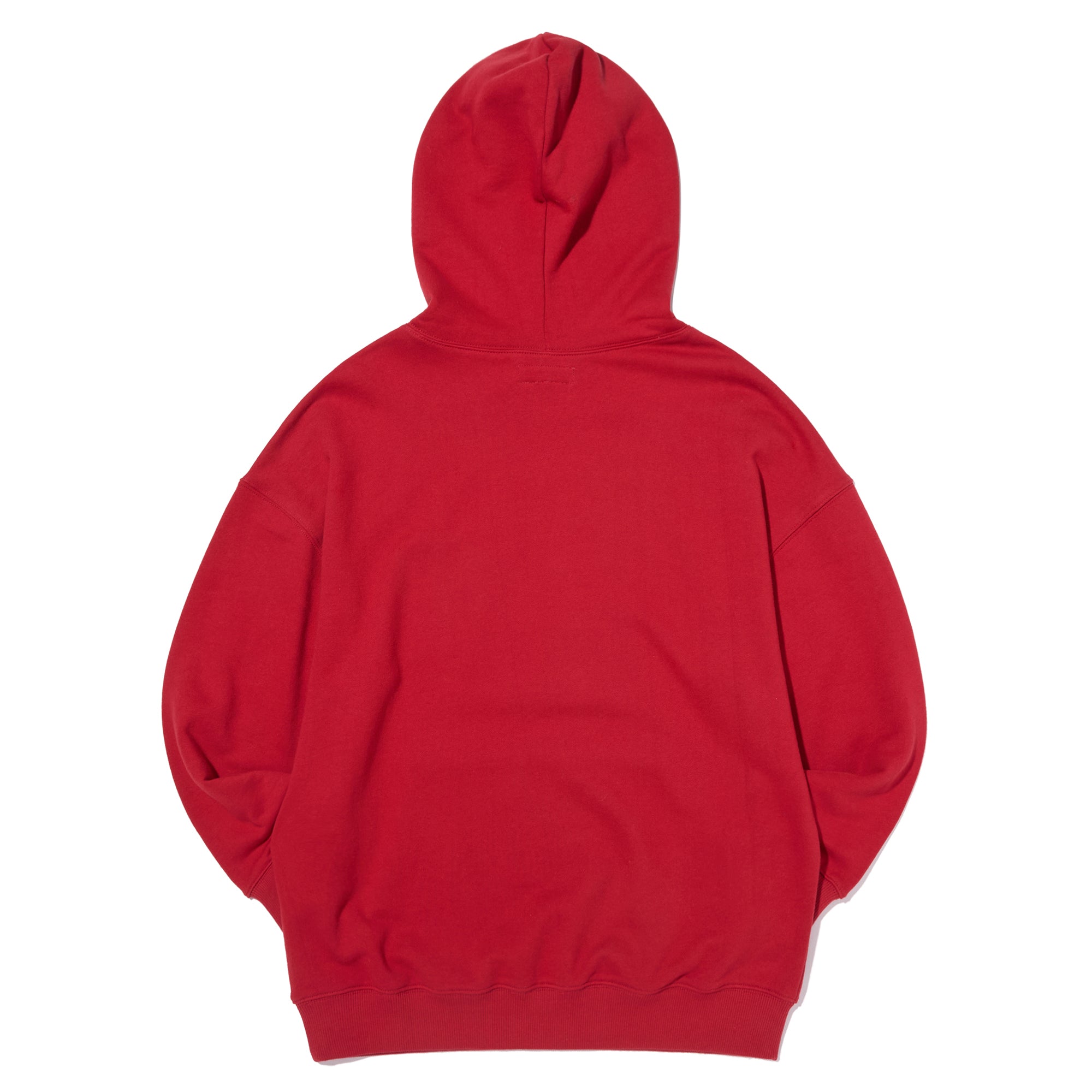 リボンアップリケルーズフィットフーディ【レッド】