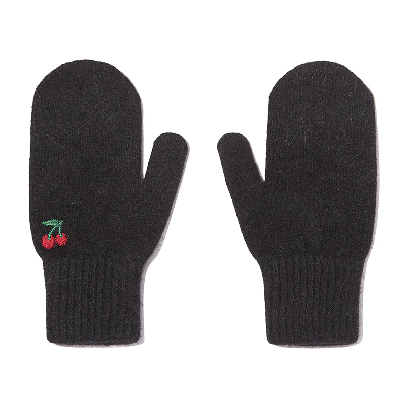 KIRSH X PYITU ニットミトン【ブラック】