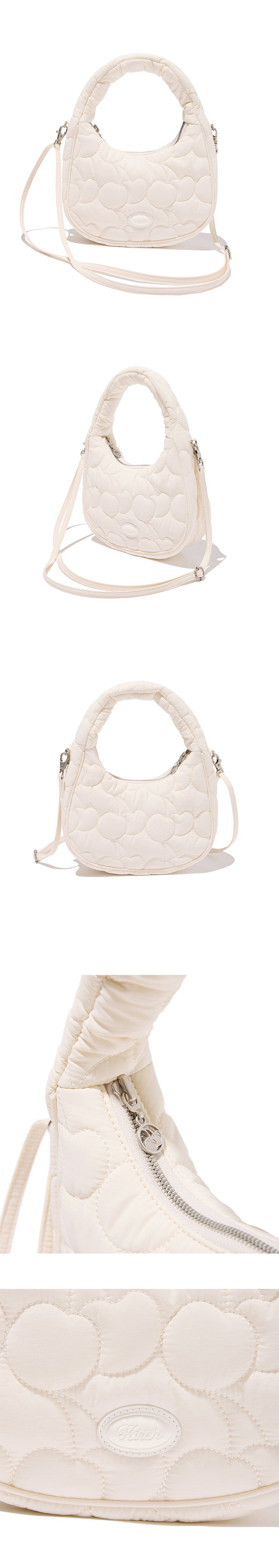 チェリーキルティング2ウェイバッグ【アイボリー】