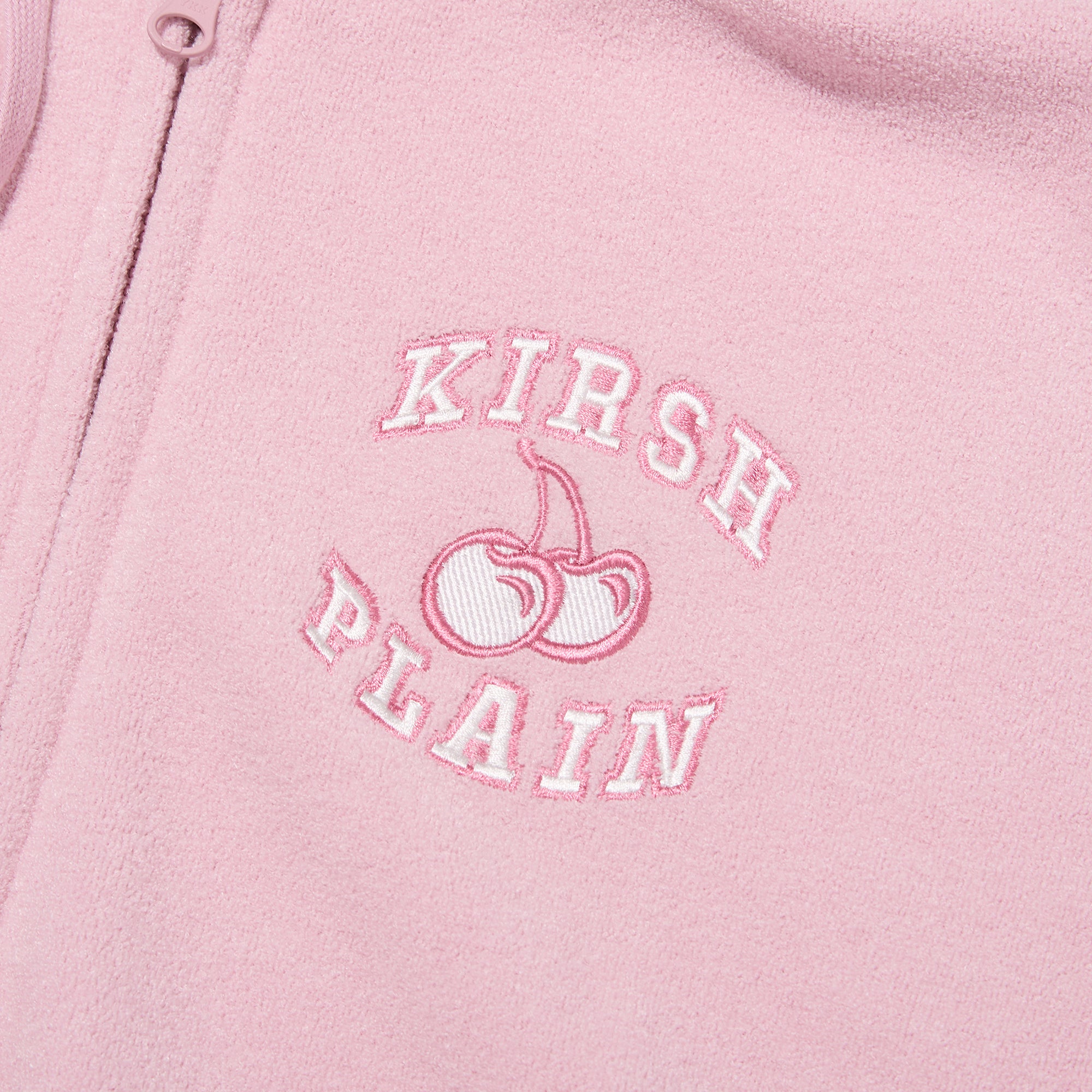 アーチチェリーテリークロップジップアップフーディ【ピンク】