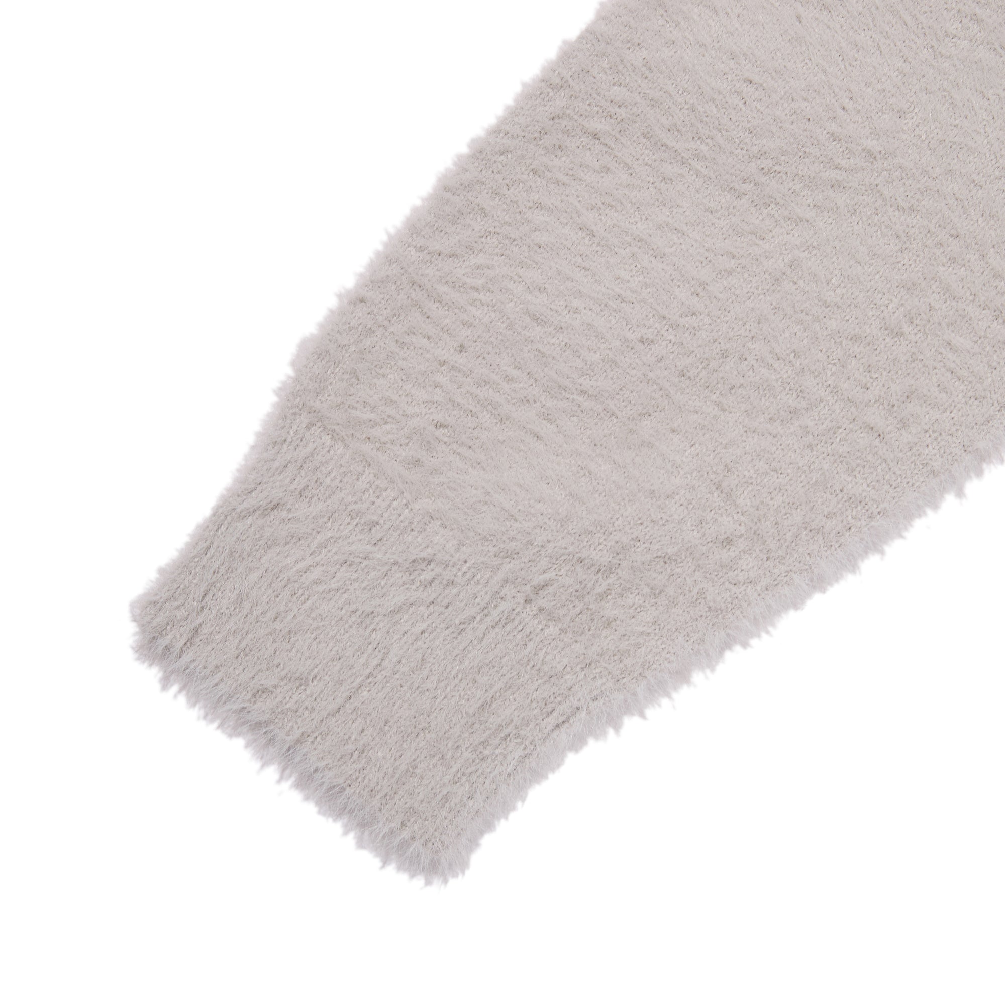 リボンチェリールーズフィットヘアリーカーディガン【アイボリー】