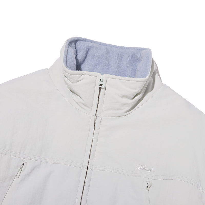 ポケットポイントルーズフィットパディングジャケット【ライトブルー】