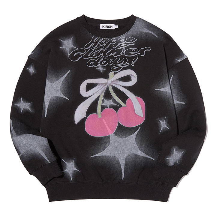 KIRSH X PYITU チェリーグラフィックスウェット【ブラック】