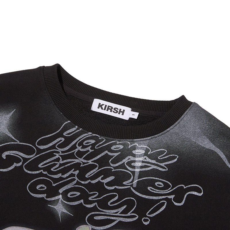 KIRSH X PYITU チェリーグラフィックスウェット【ブラック】