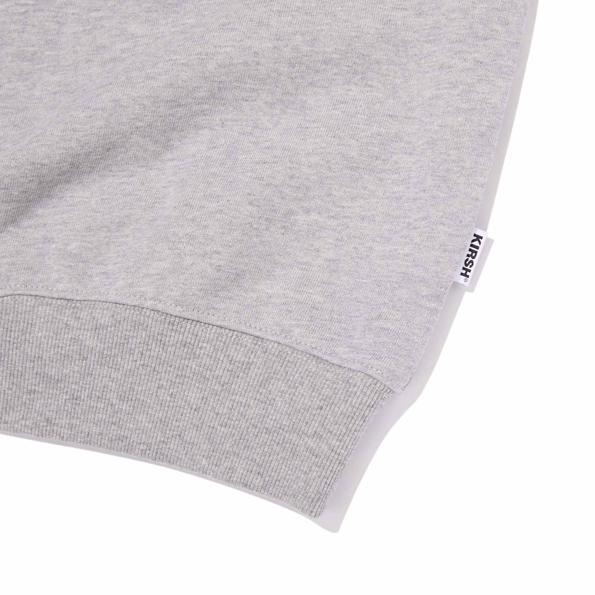 チェリーグラフィックオフショルダークロップスウェット【メランジグレー】