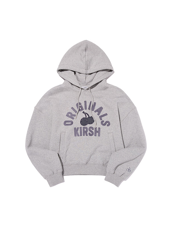 アーチチェリークロップフーディ【メランジグレー】