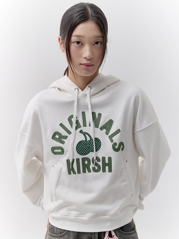 アーチチェリークロップフーディ【アイボリー】