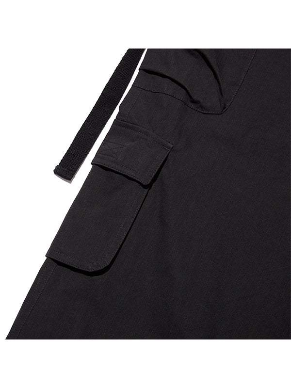 プレーンナイロンカーゴパンツ【ブラック】