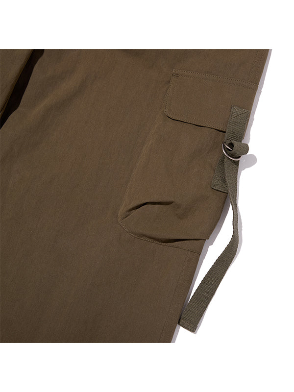 プレーンナイロンカーゴパンツ【ブラック】