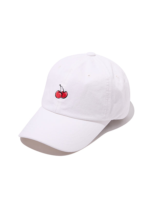 スモールチェリーロゴボールキャップ【ホワイト】