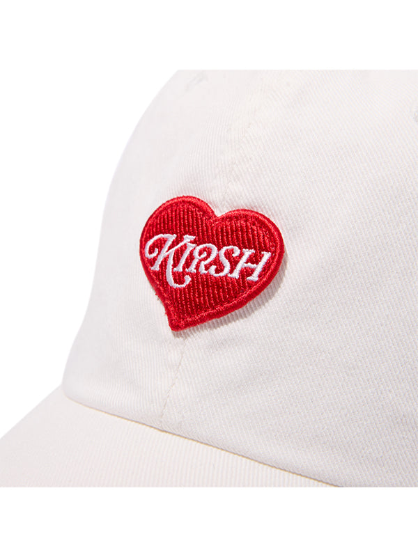 ハートパッチボールキャップ【インディゴブルー】