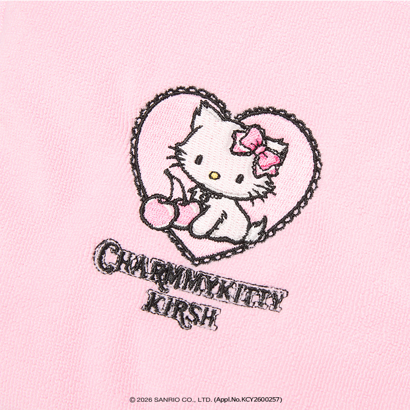 KIRSH X CHARMMYKITTY テリーポーチ【ピンク】