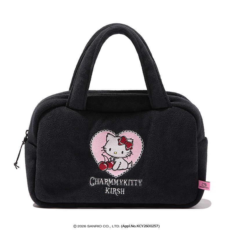 KIRSH X CHARMMYKITTY テリートートバッグ【ブラック】