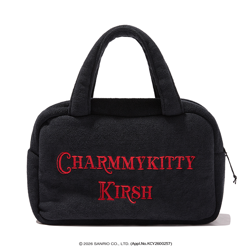 KIRSH X CHARMMYKITTY テリートートバッグ【ブラック】