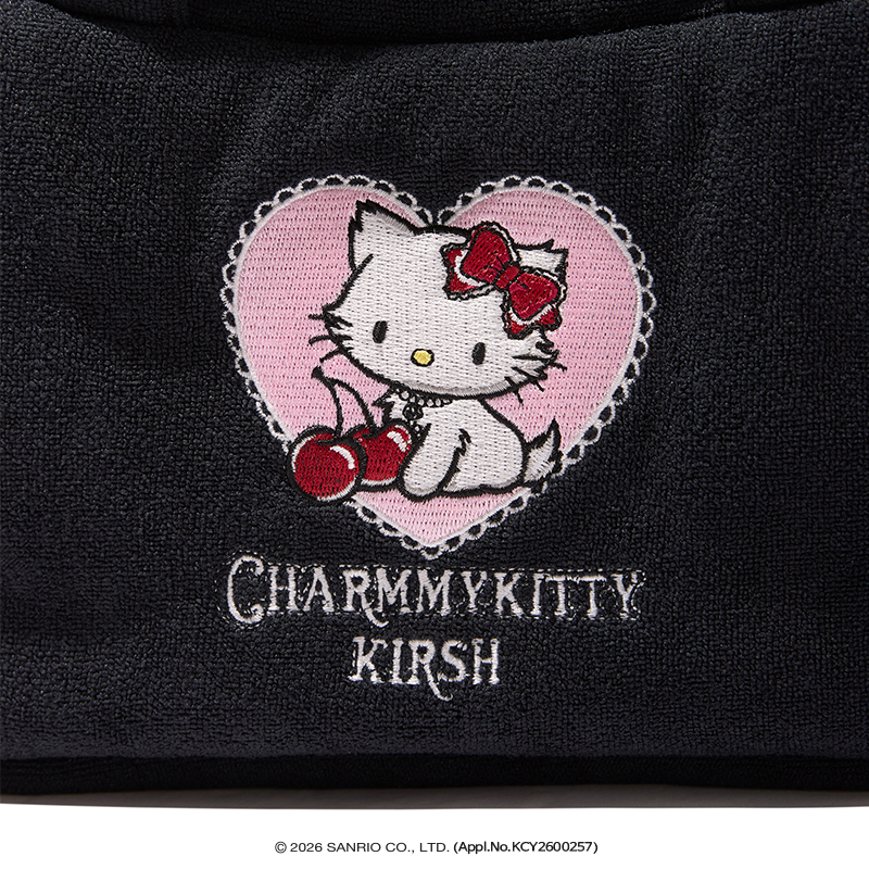 KIRSH X CHARMMYKITTY テリートートバッグ【ブラック】