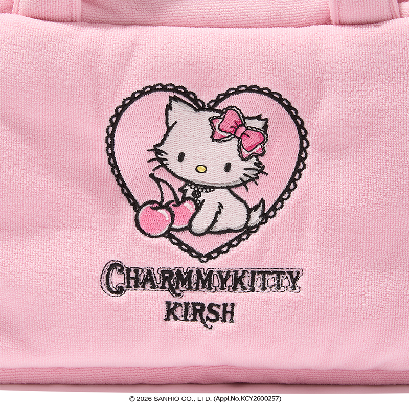 KIRSH X CHARMMYKITTY テリートートバッグ【ブラック】