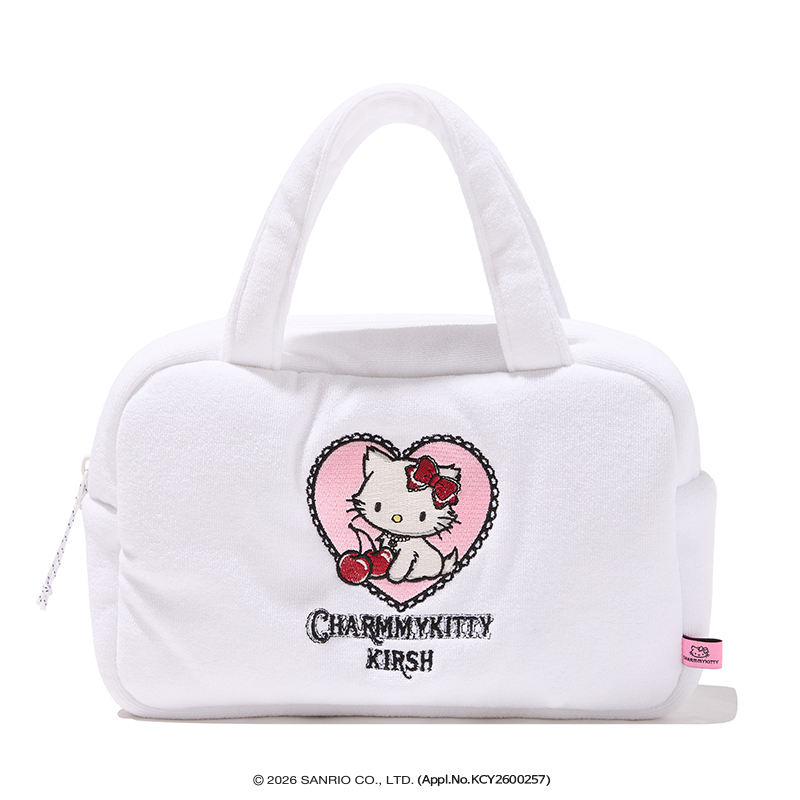 KIRSH X CHARMMYKITTY テリートートバッグ【ホワイト】