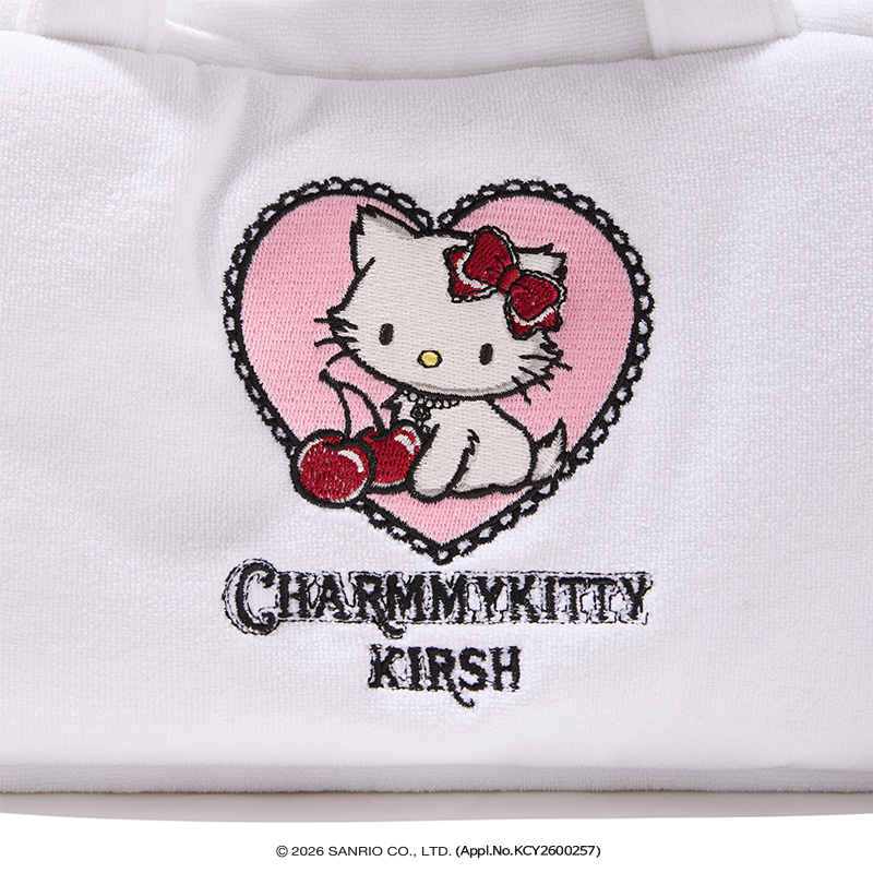 KIRSH X CHARMMYKITTY テリートートバッグ【ブラック】