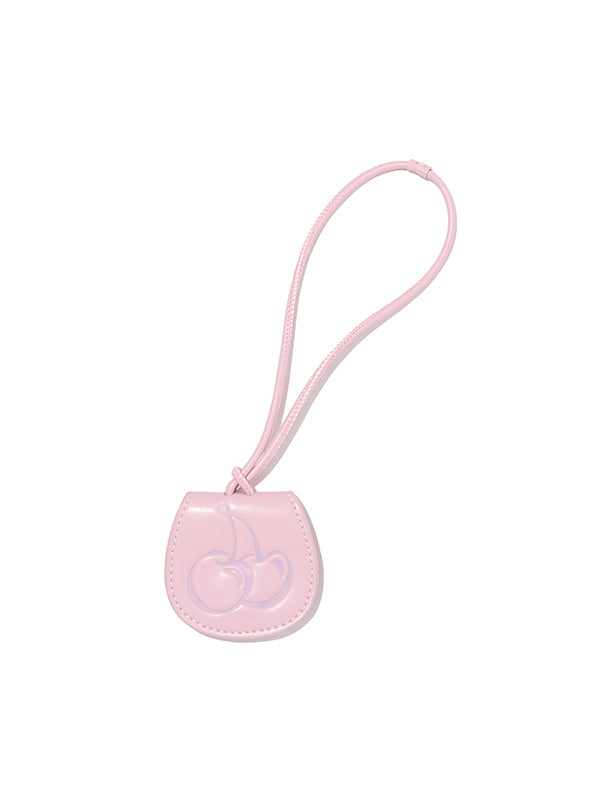 チェリーラウンドクローザーキーリング【ピンク】