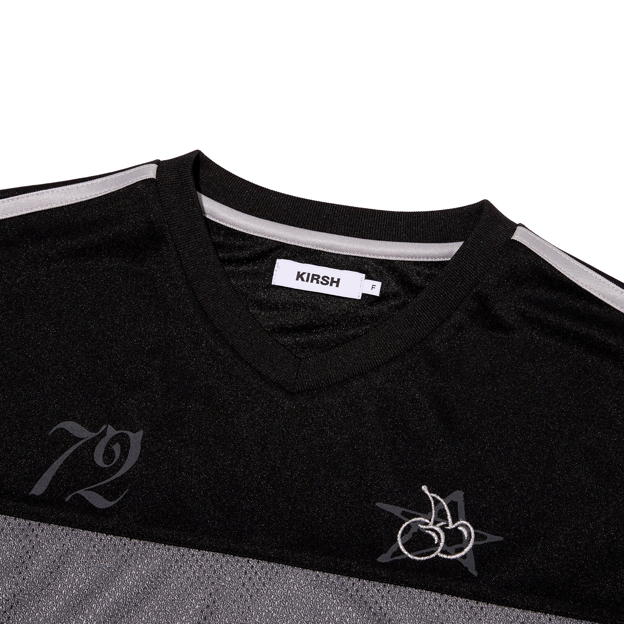 オールオーバープリントルーズフィットメッシュTシャツ【ブルー】
