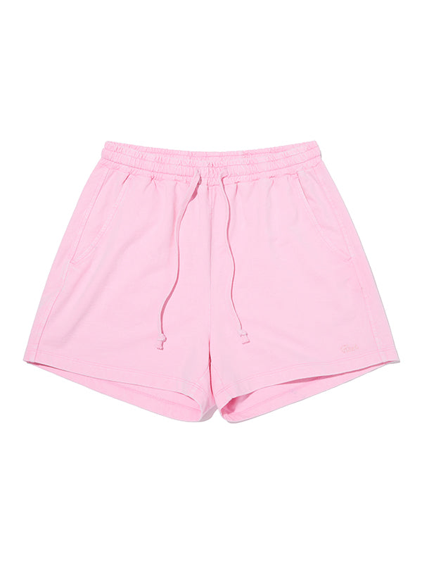 ワーディングピグメントスウェットショーツ【ピンク】