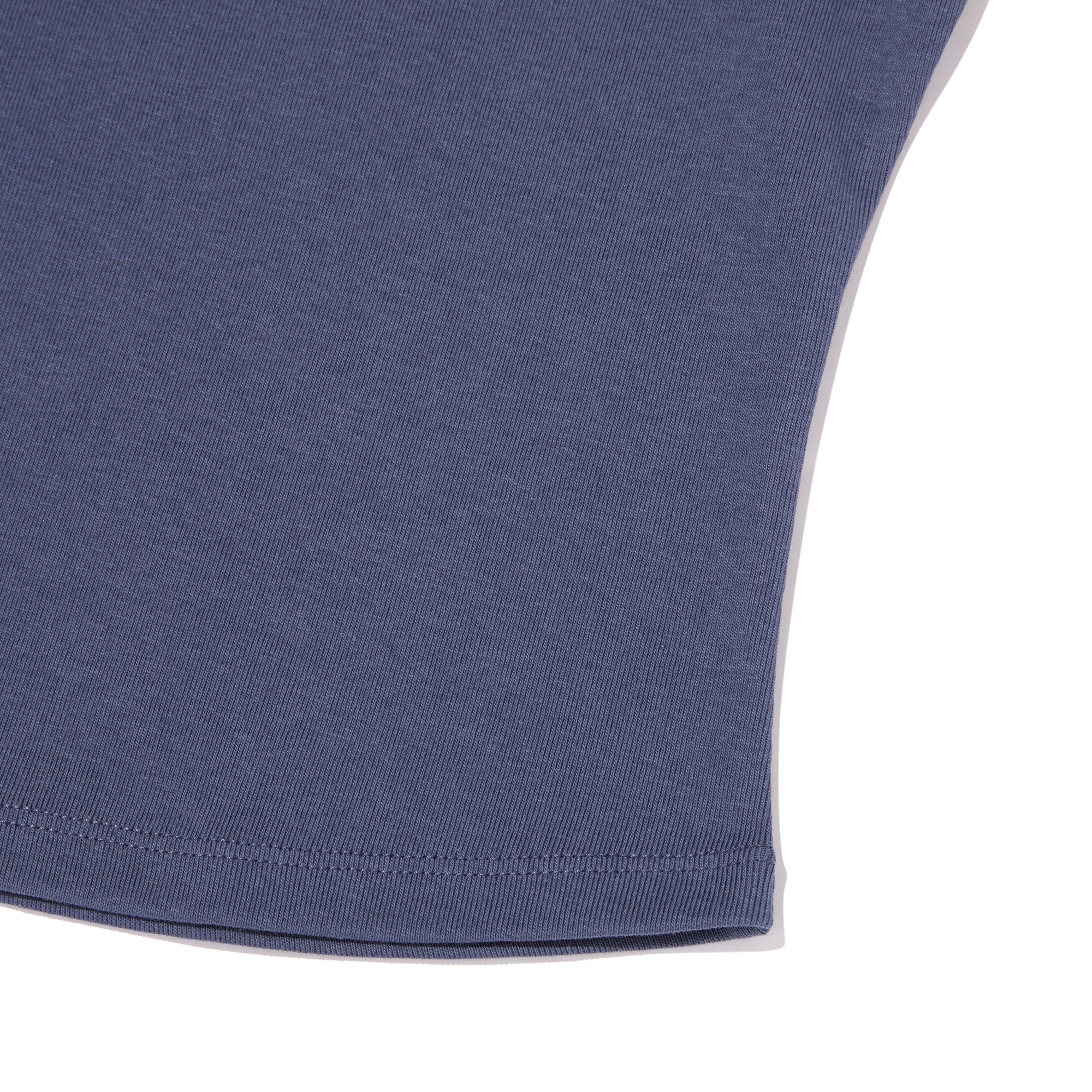 プレーンスリムフィットTシャツ【メランジグレー】