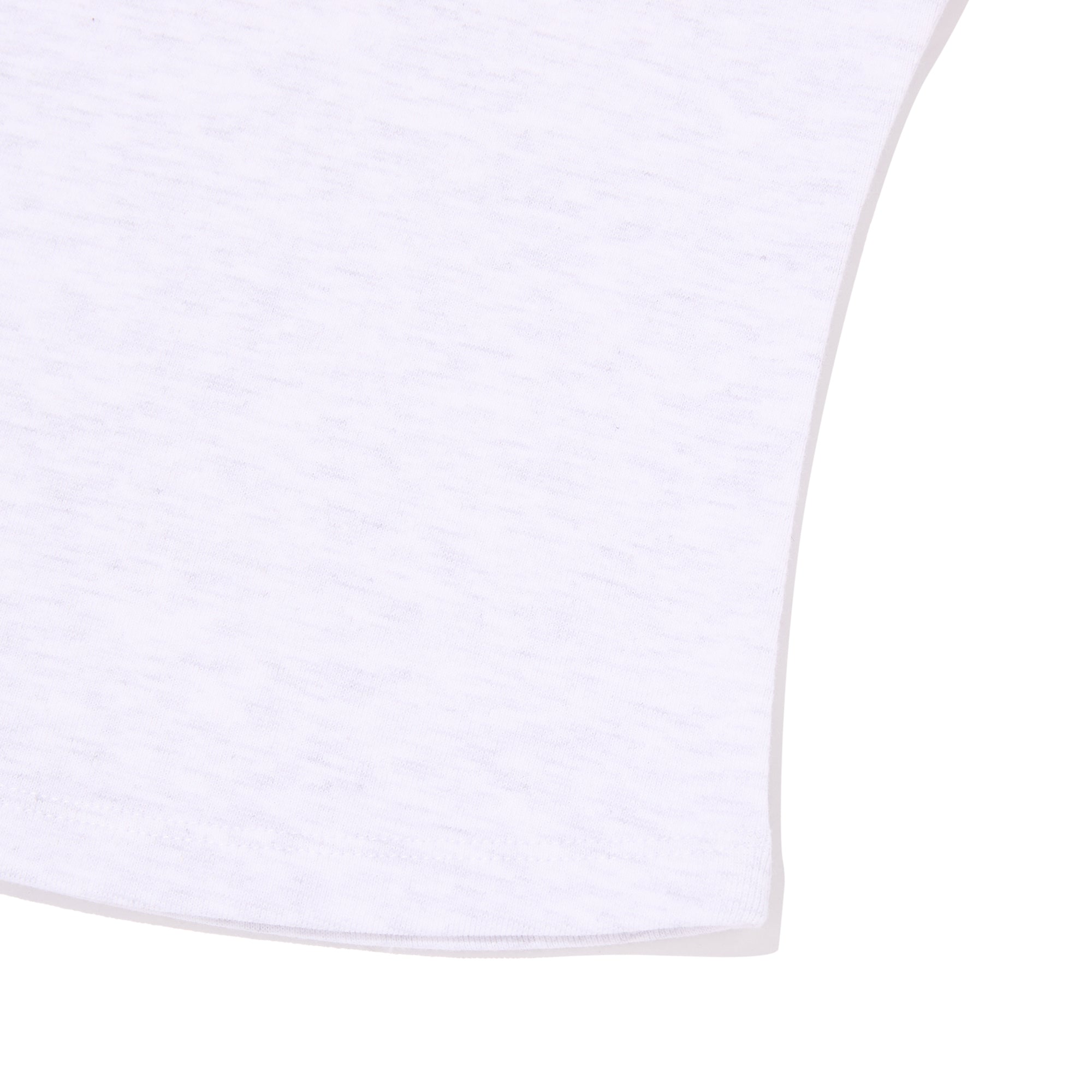 プレーンスリムフィットTシャツ【メランジグレー】