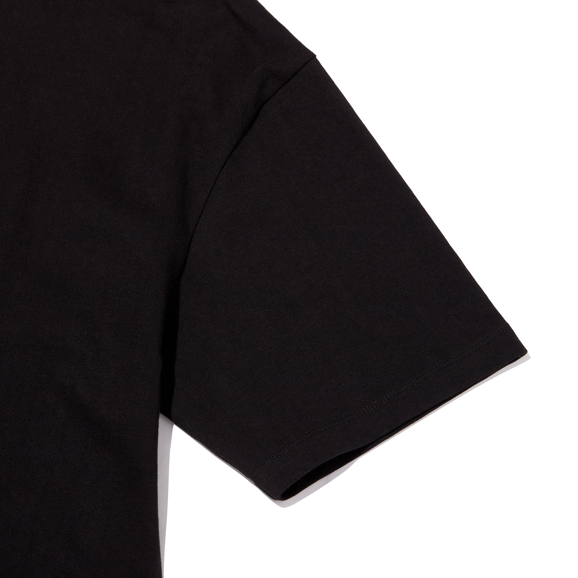 I LOVE KIRSH デニムアップリケ半袖Tシャツ【イエロー】