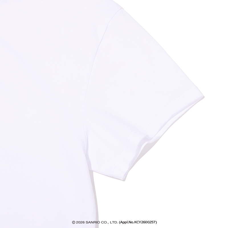 KIRSH X CHARMMYKITTY ピグメントセミクロップTシャツ【チャコール】