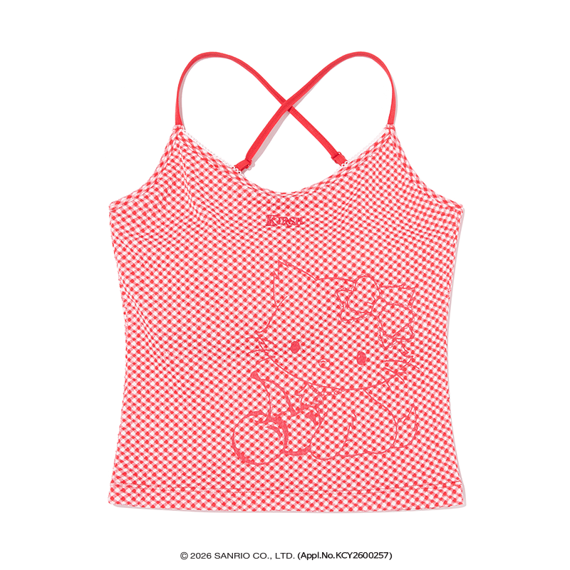KIRSH X CHARMMYKITTY バックレスブラカップスリーブレス【レッド】