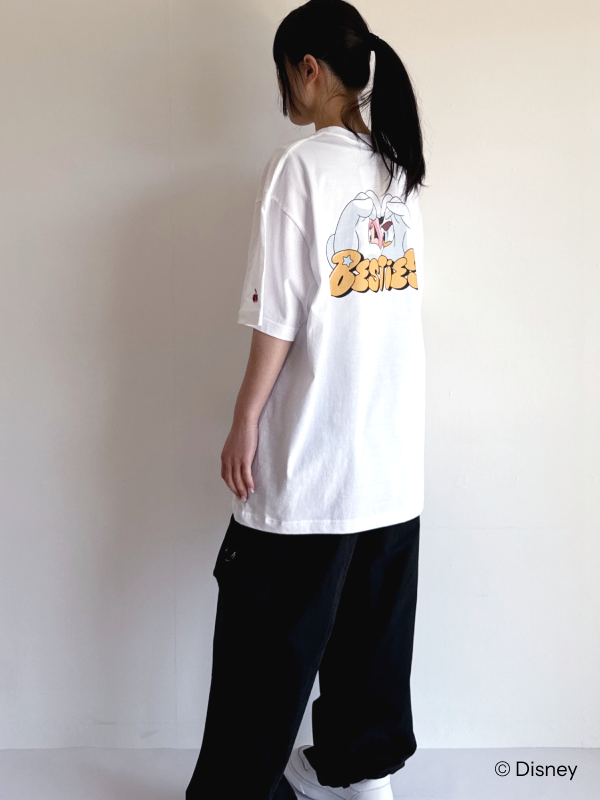 Disney ユニフォーム ホワイト KIRSH X DISNEY ベスティーズ Tシャツ【ホワイト】