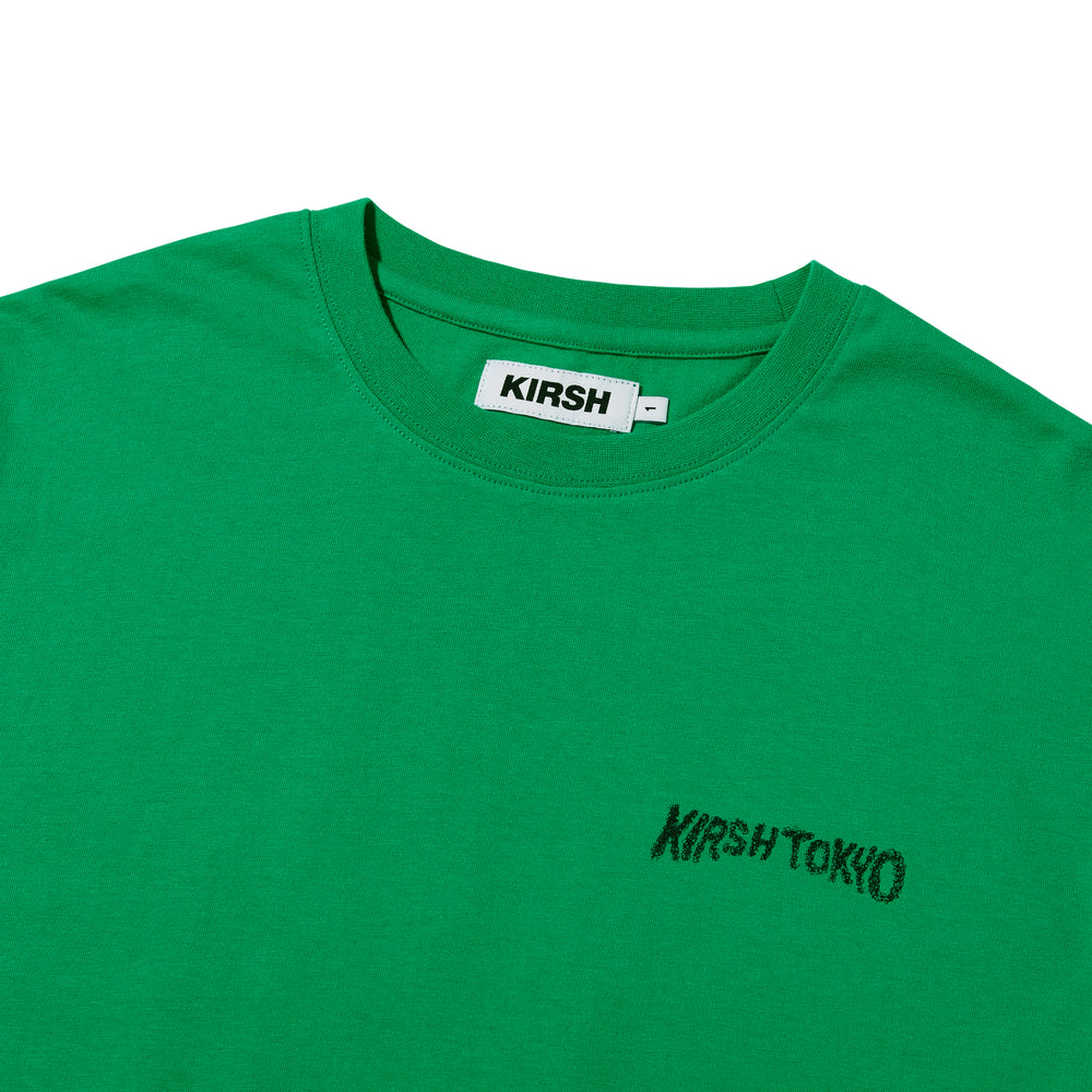 【日本限定】kirsh X Tokyo ハンドロゴtシャツ【グリーン】